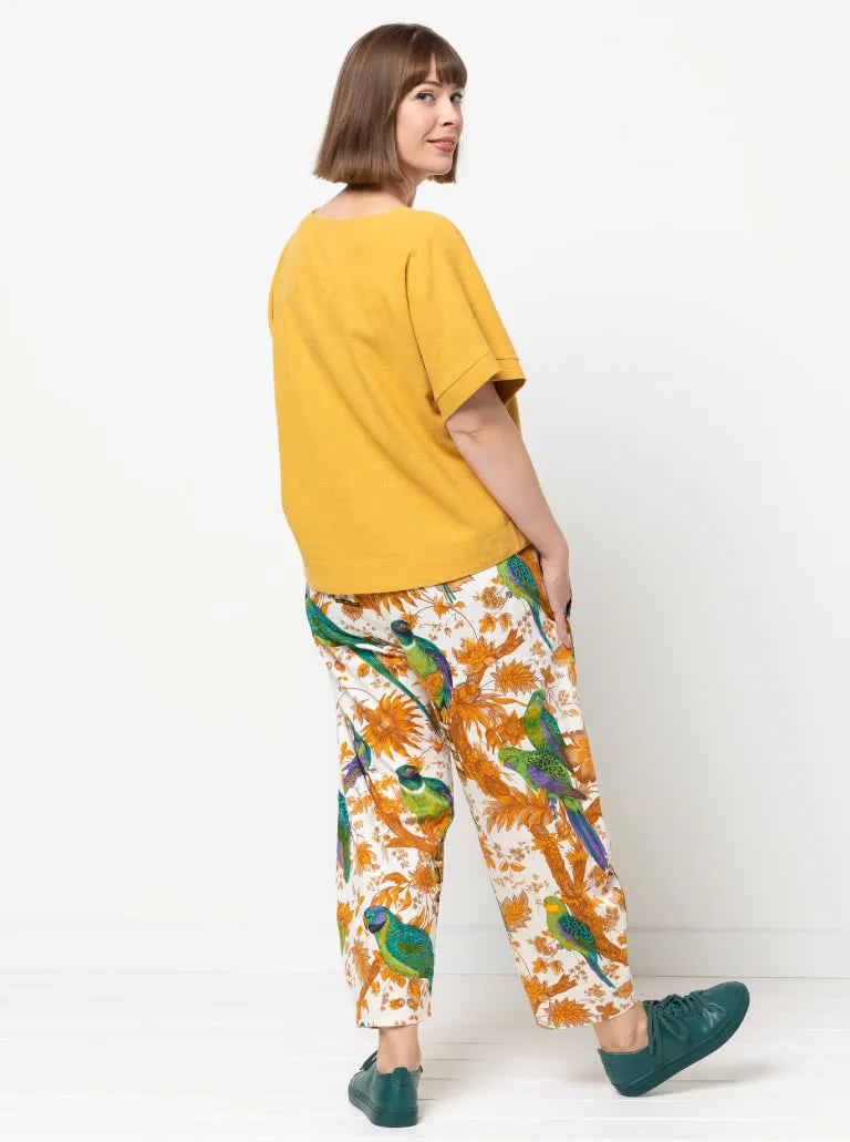 STYLE ARC • Bob Woven Pant Sewing Pattern (UK 18-30)