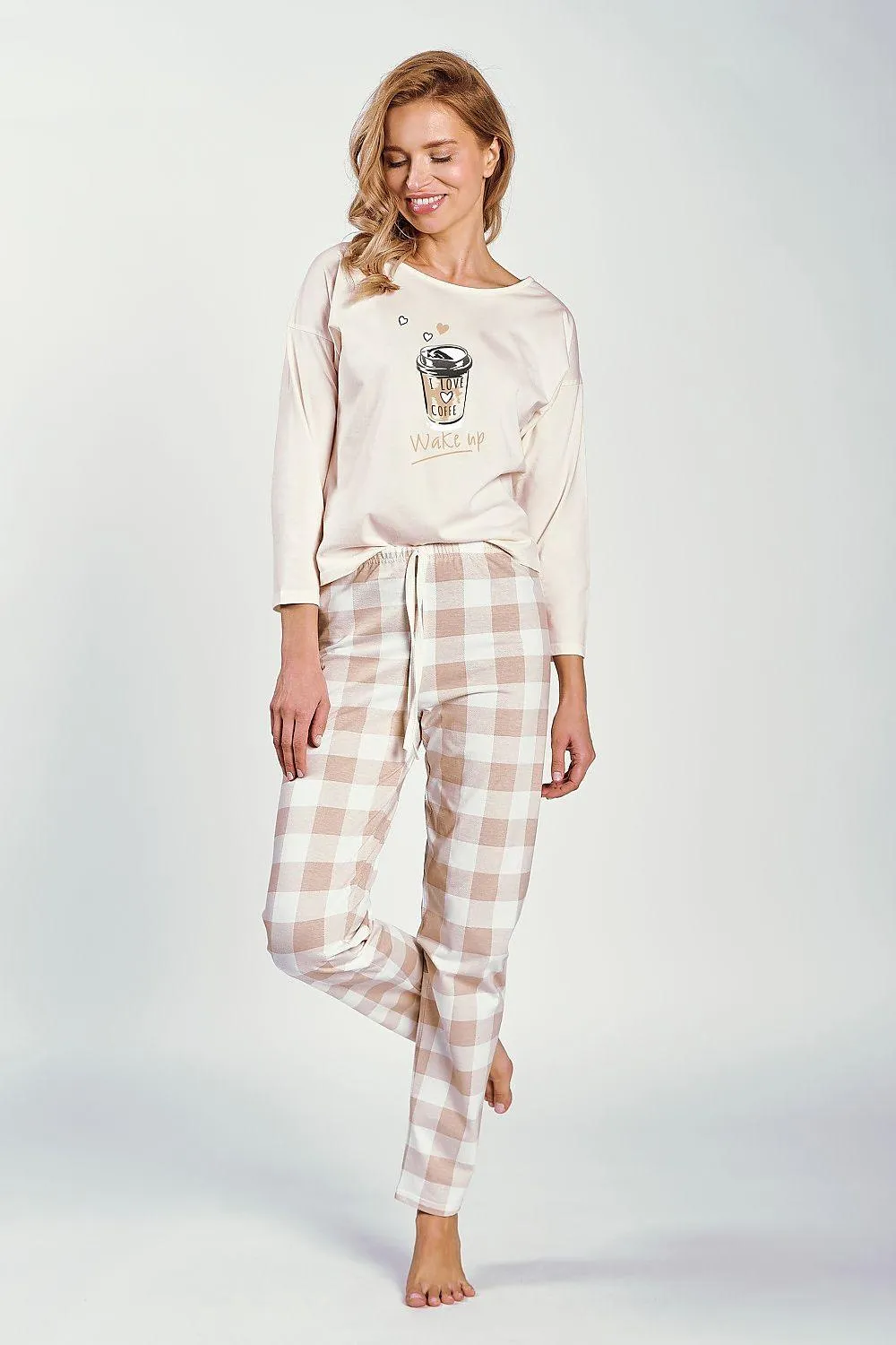 Taro sleeve blouse and long pants  pyjama