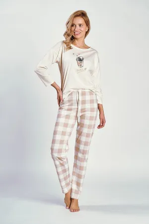 Taro sleeve blouse and long pants  pyjama