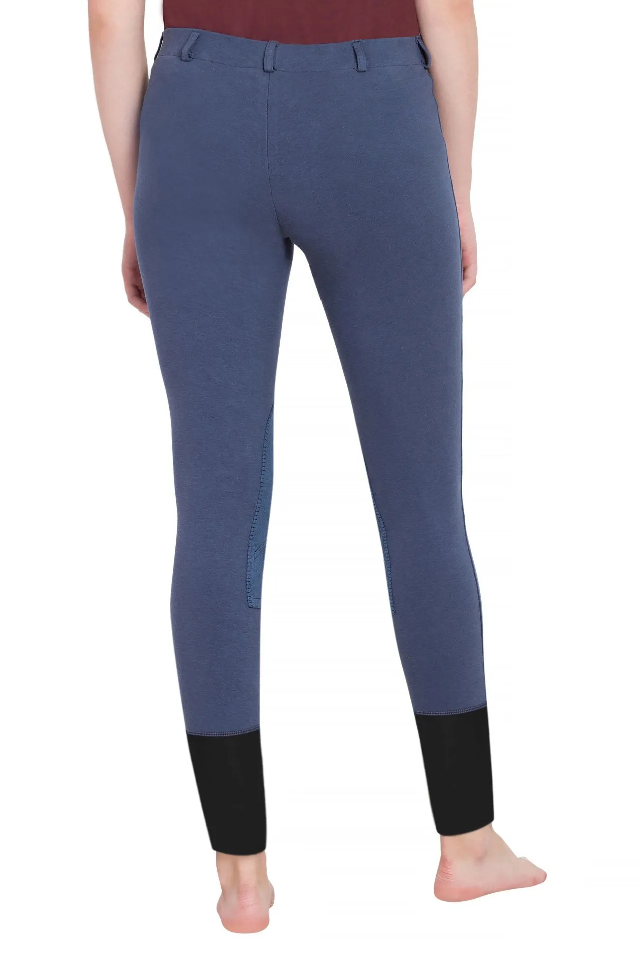 TuffRider Ladies Starter Lowrise Pull-On Knee Patch Breeches