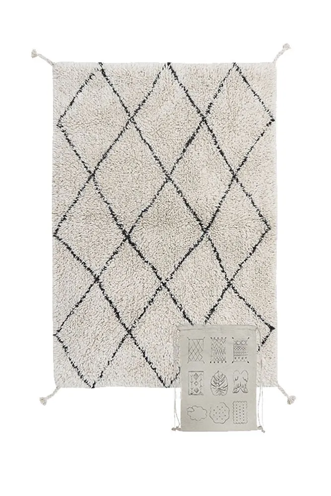 WASHABLE AREA RUG MINI BEREBER