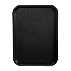 Winco FFT-1014K Fast Food Tray, 10" x 14", Black