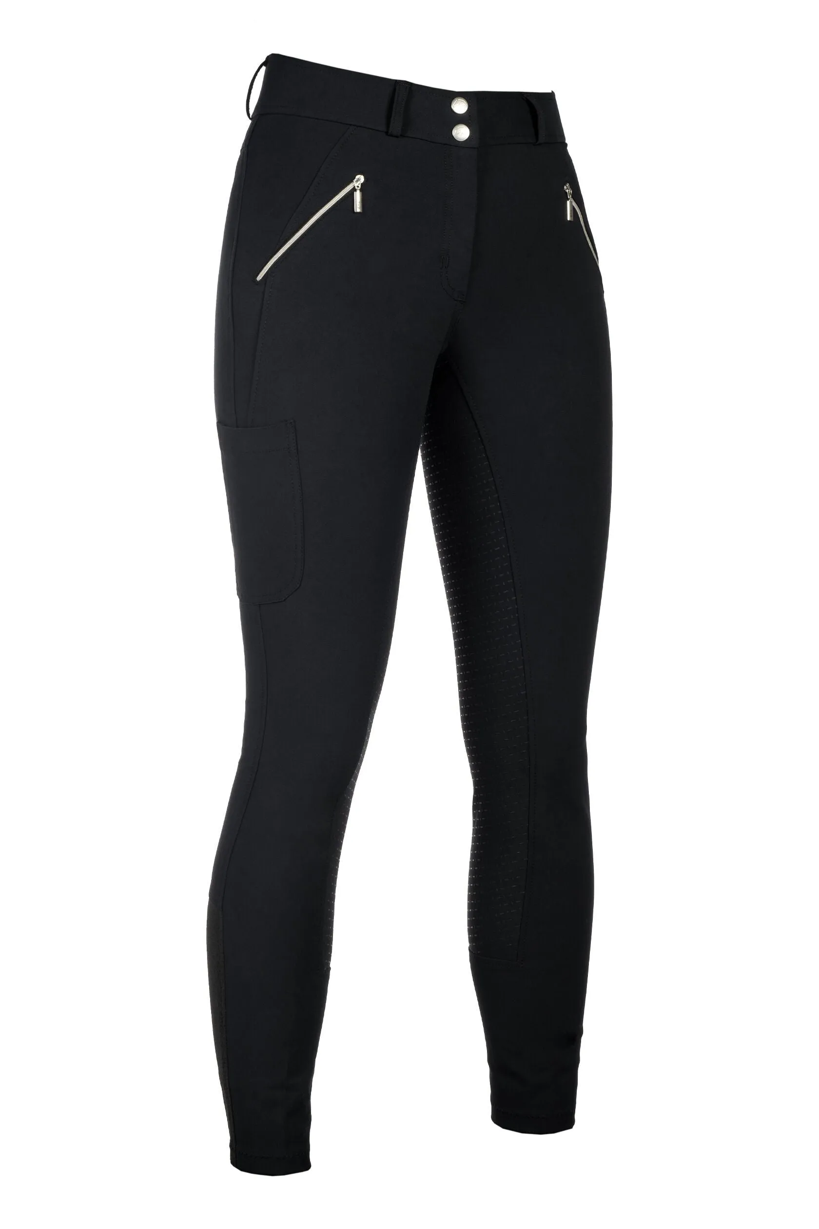 Women's High Waist Riding Breeches Lia with Full Silicone Seat