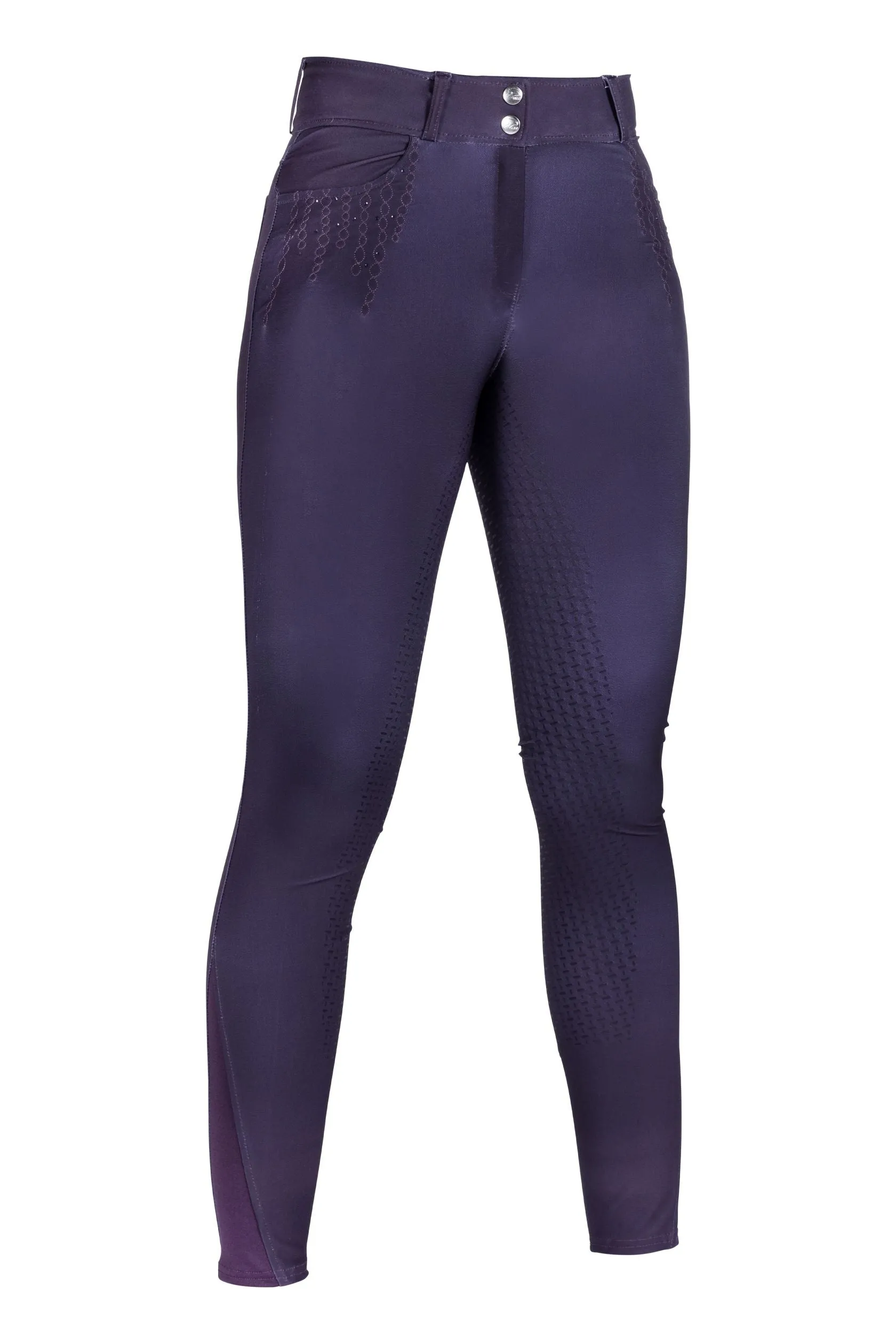 Women´s Riding Breeches Lavender Bay with Full Silicone Seat