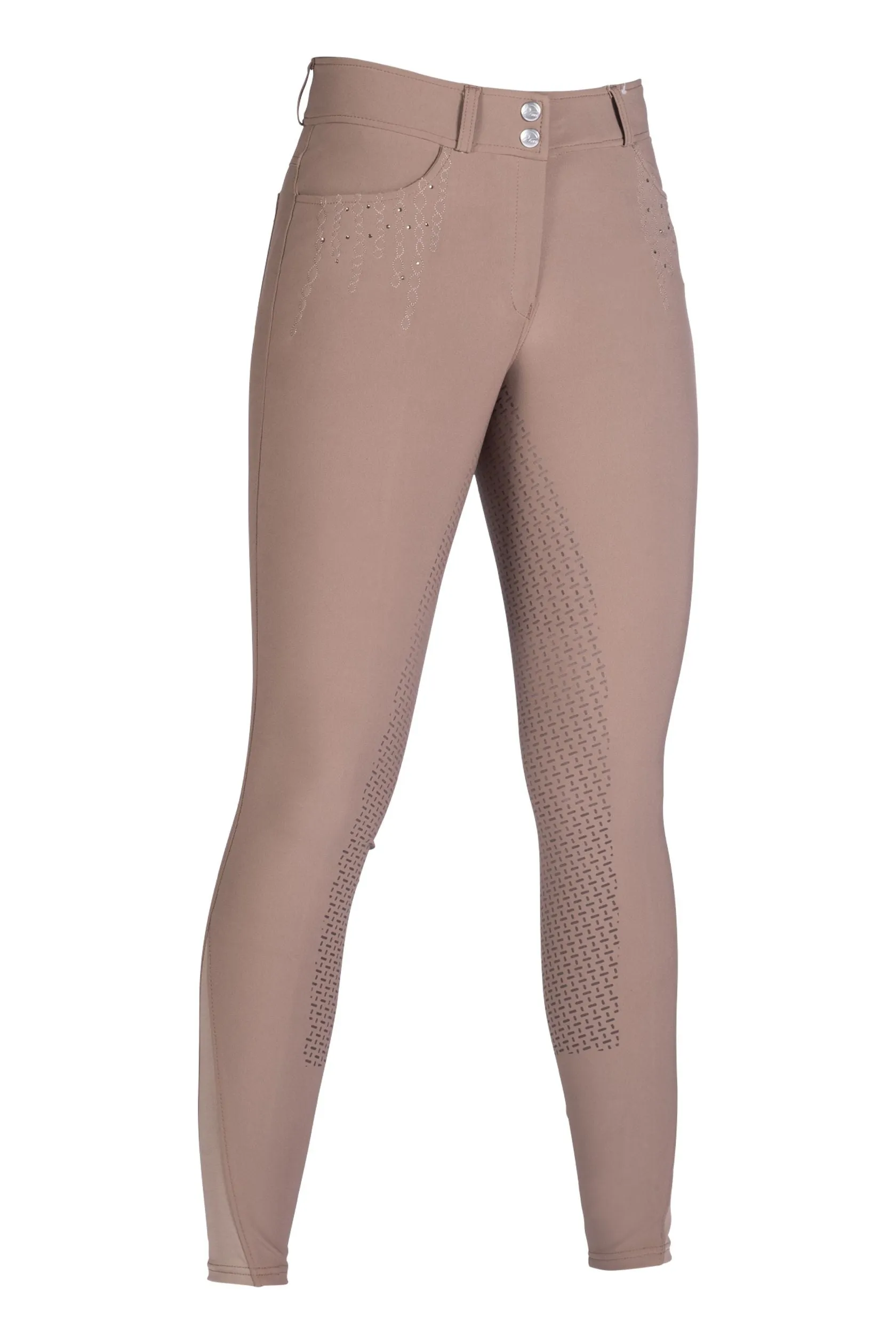 Women´s Riding Breeches Lavender Bay with Full Silicone Seat